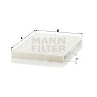 Фильтр салона MANN-FILTER CU 2620